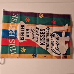 NWOT Puppy Garden Flag